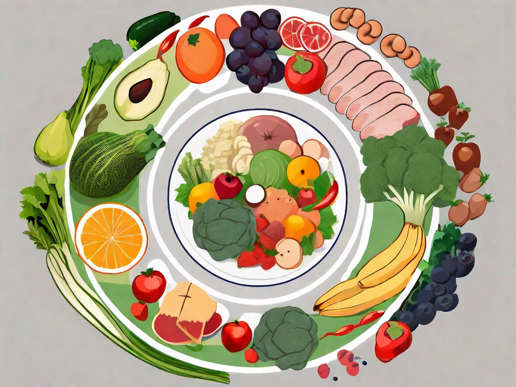 Various healthy foods
